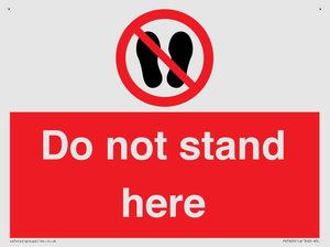 Do not stand here